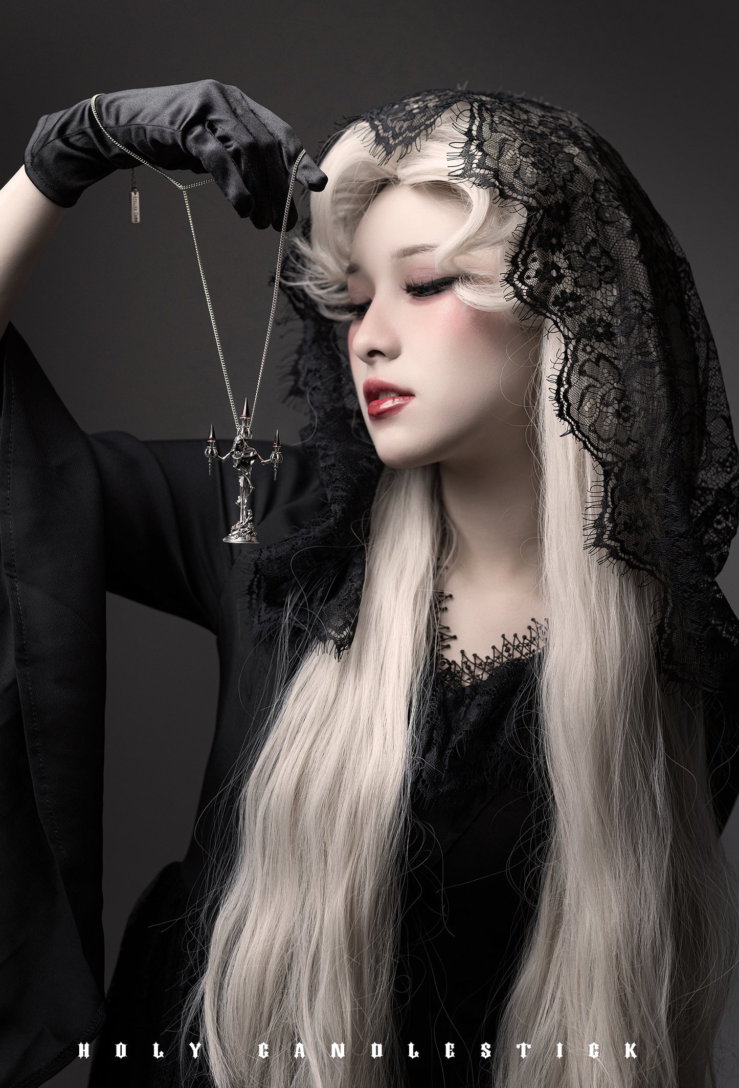 Bone Candelabra ネックレス【Lilith House-ATELIER CROW-】