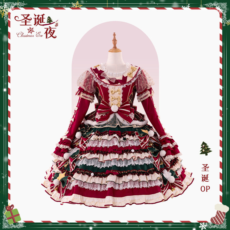 【受注予約~10/28】Christmas Eve ワンピース・ジャンパースカート【花与珍珠匣】