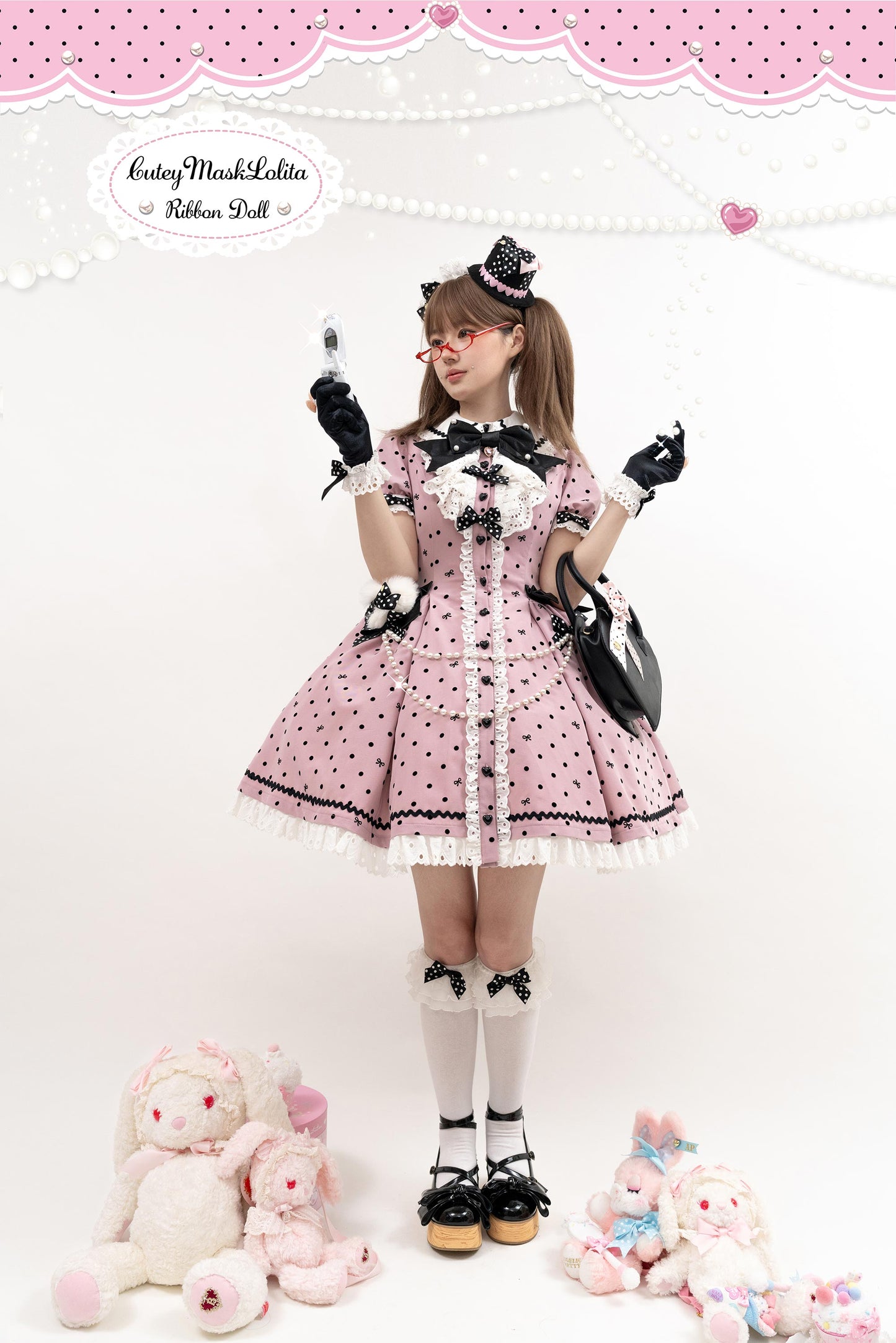 【受注予約~11/20】Ribbondoll ワンピース【Cutey Mask】