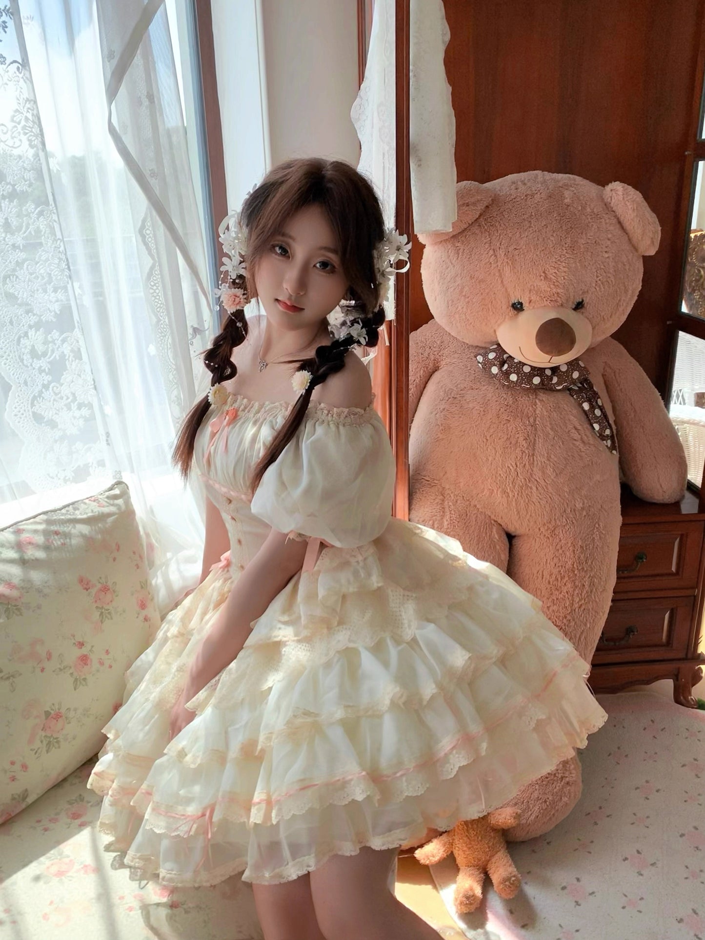 【受注予約~6/5】Midsummer Dance スカート【Flower Bouquet】