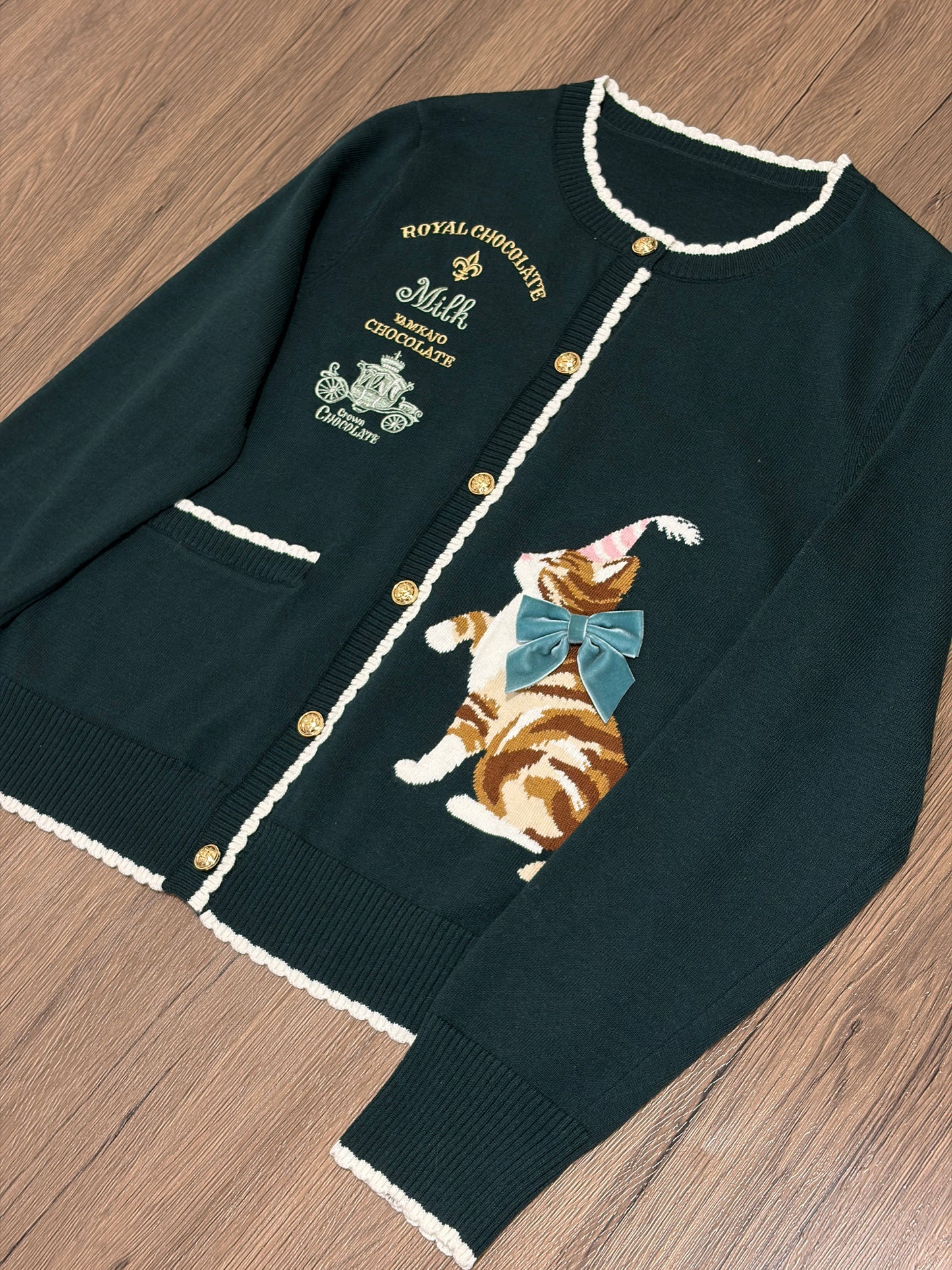 【受注予約~2/26】Chocolate カーディガン【YAMKAJO】