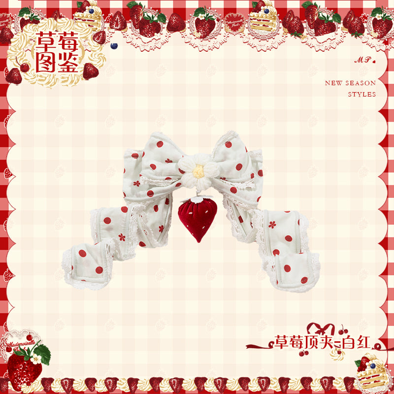 【受注予約~11/18】Strawberry Cake Illustration アクセサリー【花与珍珠匣】