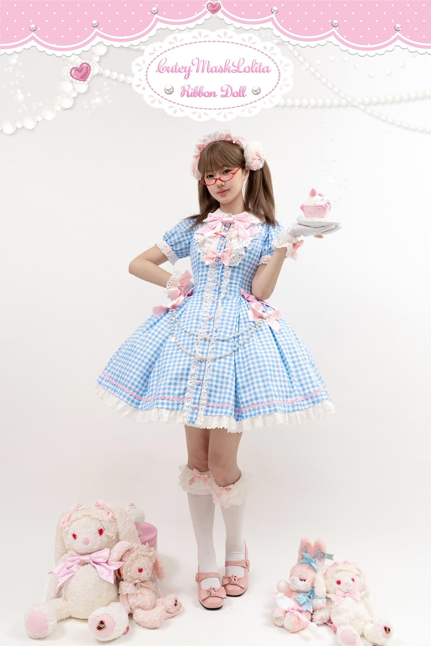 【受注予約~11/20】Ribbondoll ワンピース【Cutey Mask】