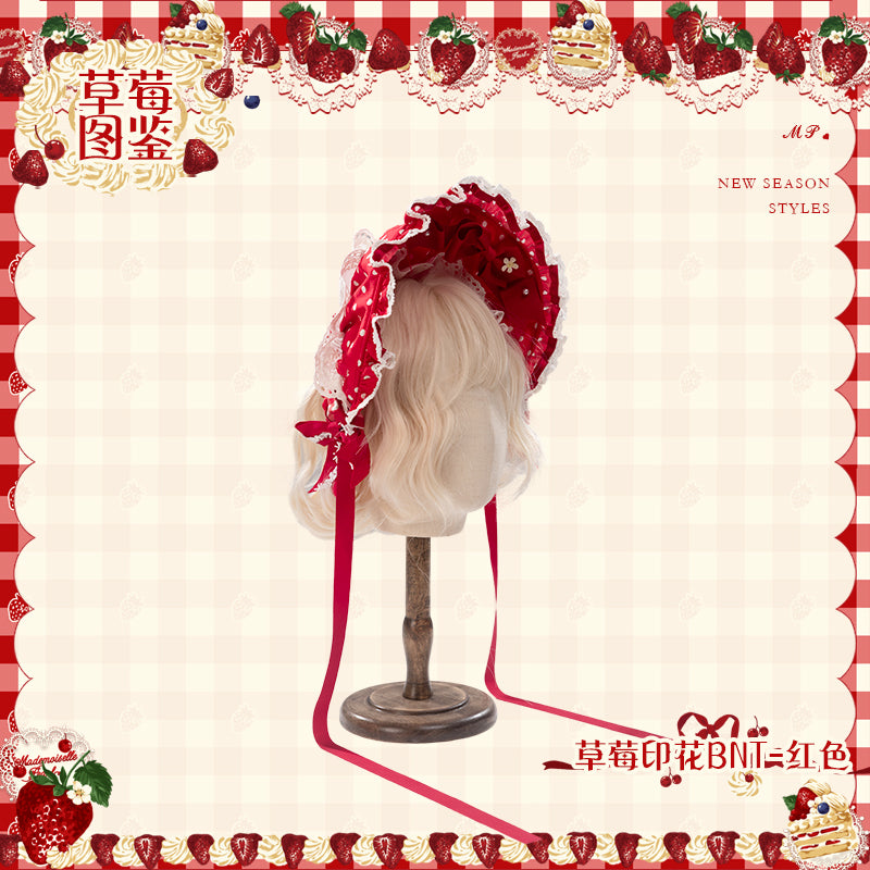 【受注予約~11/18】Strawberry Cake Illustration アクセサリー【花与珍珠匣】