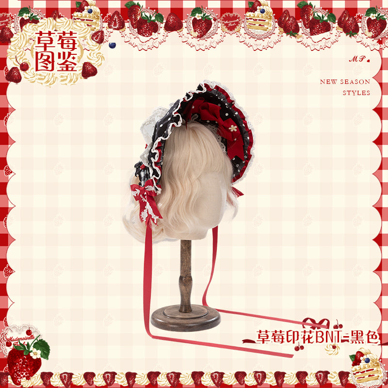 【受注予約~11/18】Strawberry Cake Illustration アクセサリー【花与珍珠匣】