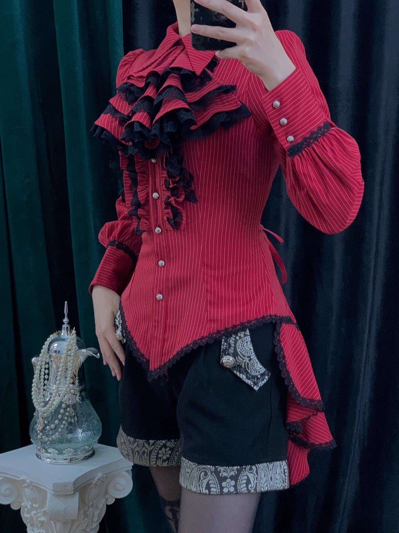 [Pre-orders open until June 26th] Cold meal Blouse (Long Sleeves, Long Length) [Little Dipper]