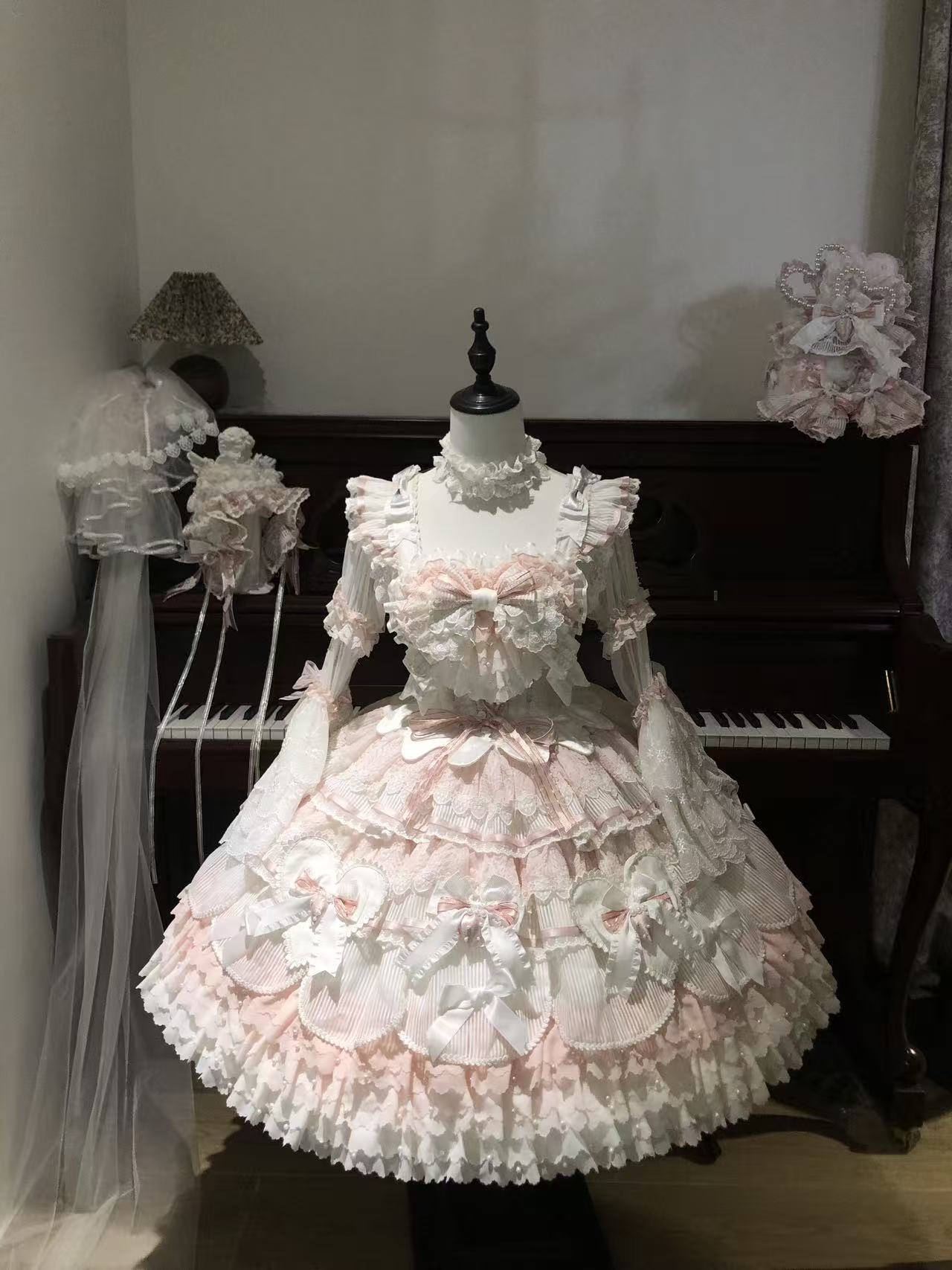 【受注予約~8/6】Sugar Strawberry ジャンパースカート・フルセット【咩耶】