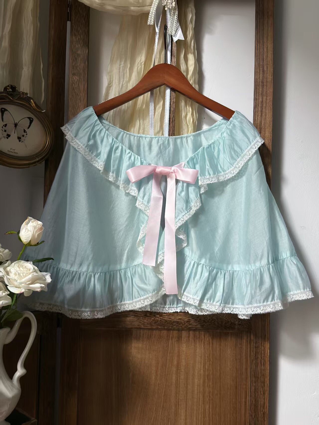 【受注予約~8/6】5th Anniversary Collection ワンピース・ケープセット【Birds Spice】