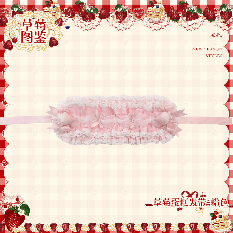 【受注予約~11/18】Strawberry Cake Illustration アクセサリー【花与珍珠匣】