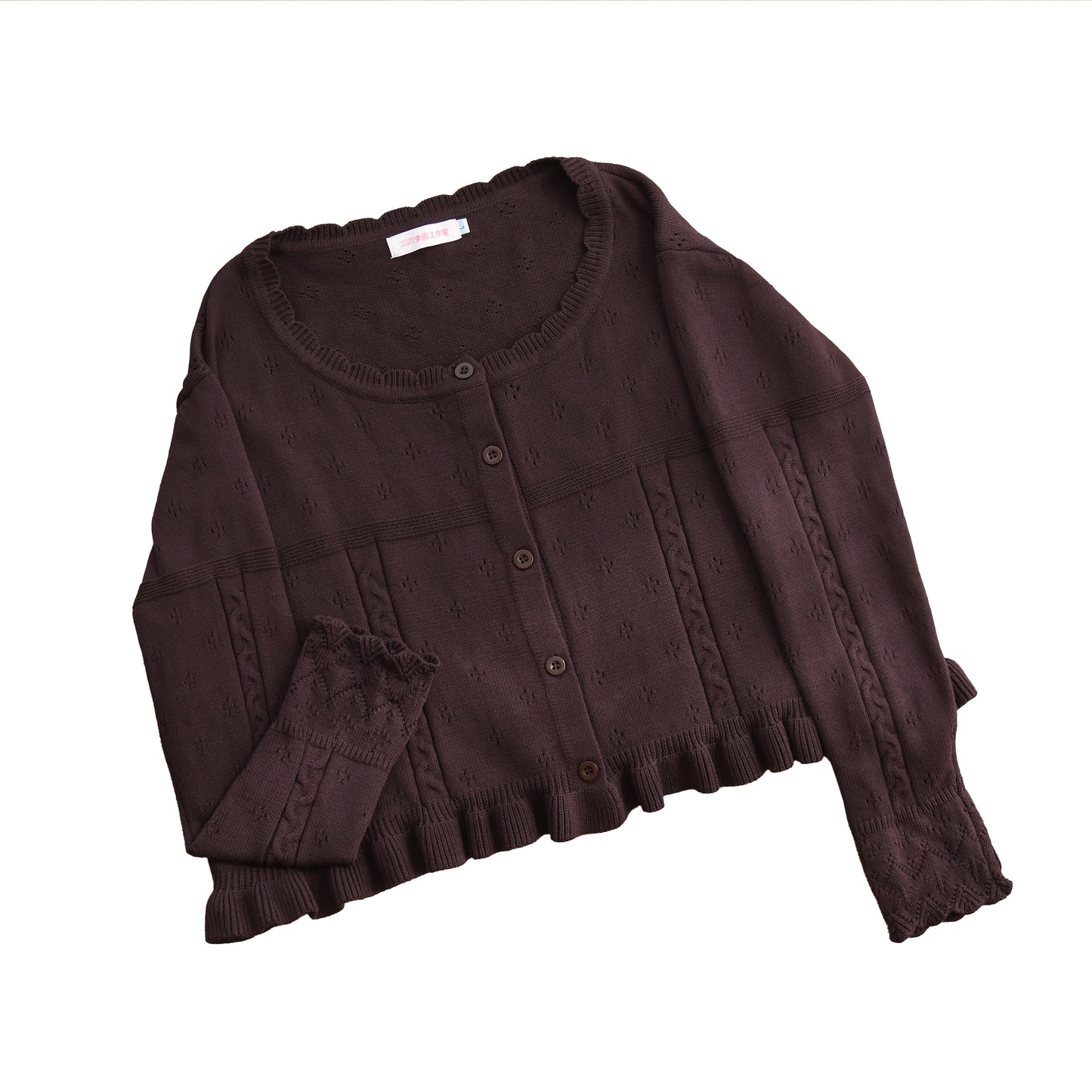 ラウンドネックニットトップス【MIST】