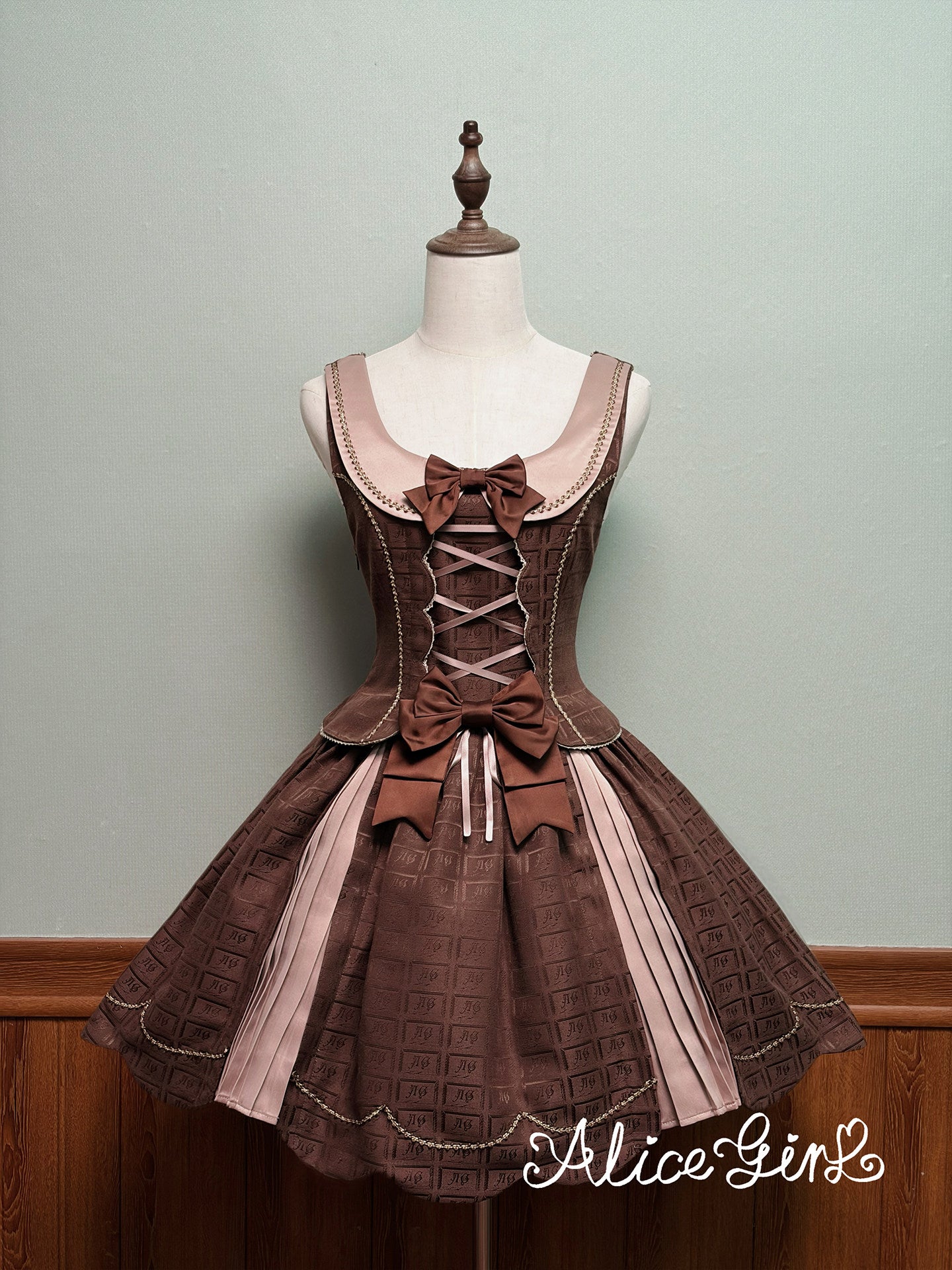 【受注予約~3/3】Chocolate Bear ジャンパースカート・スカート【Alice Girl】