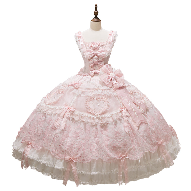 【受注予約~8/28】Strawberry momo Party ジャンパースカートセット(ウェディングver.)【仲夏物語】