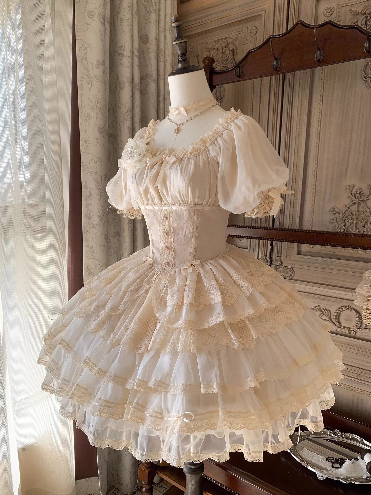 【受注予約~6/5】Midsummer Dance スカート【Flower Bouquet】