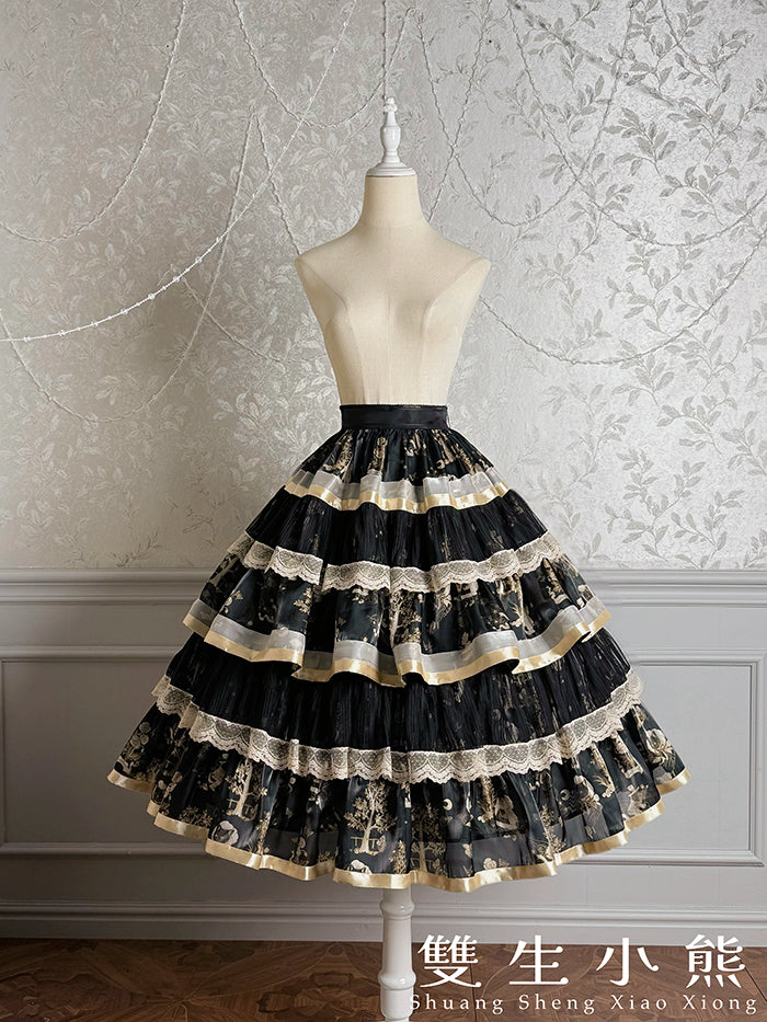 【受注予約~9/11】Gilded Dream トップス・スカート【双生小熊】