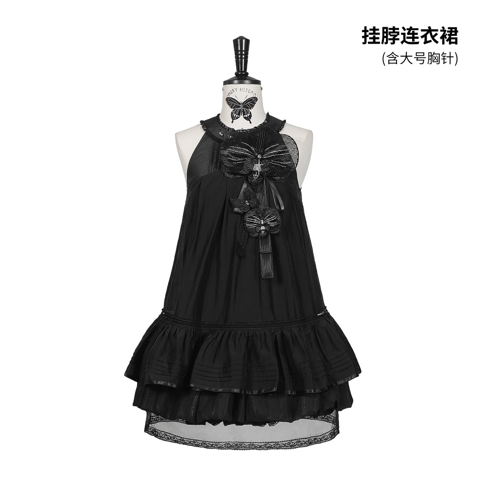 【受注予約~9/2】Spectral Orchid ワンピース(タイプ1)【魔女販售】