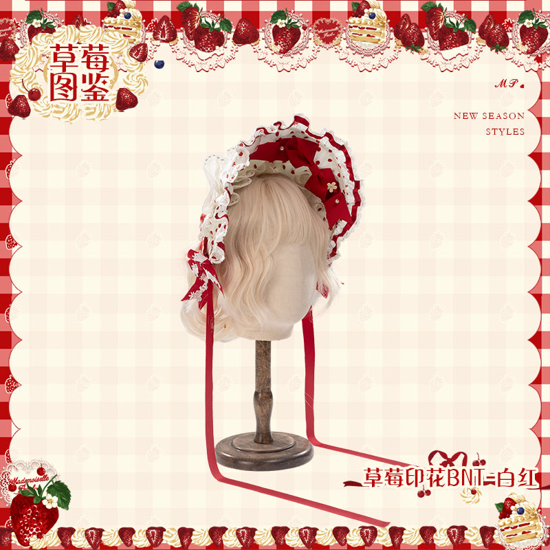 【受注予約~11/18】Strawberry Cake Illustration アクセサリー【花与珍珠匣】