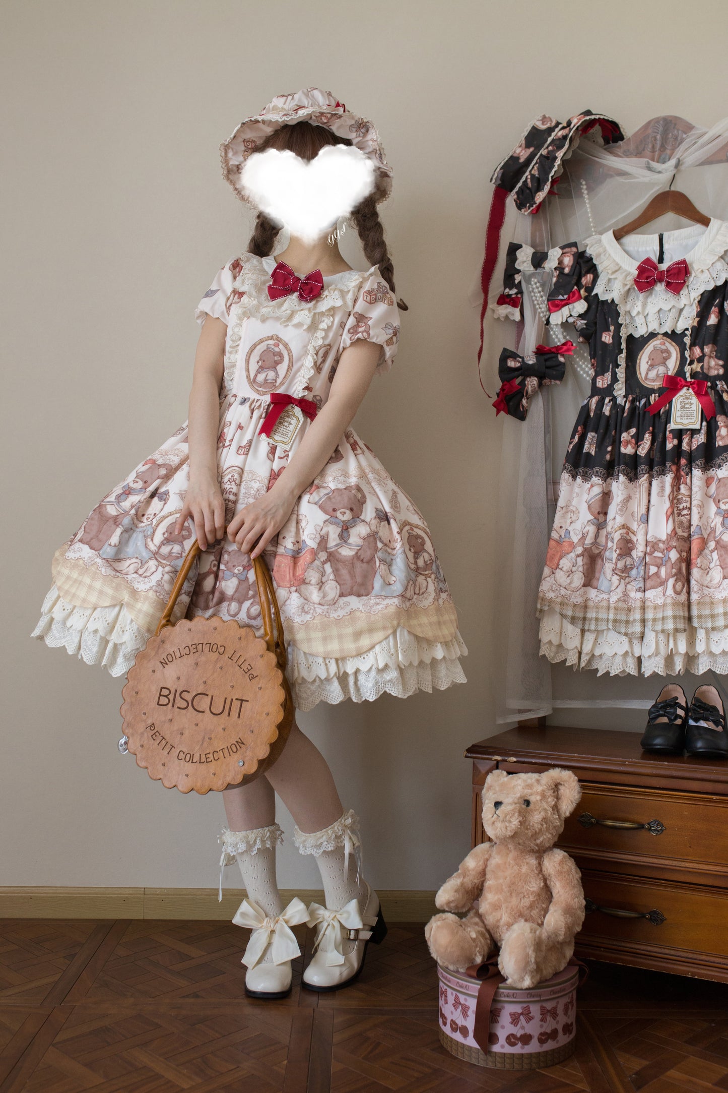【受注予約~8/4】Teddy Bear Museum ワンピース【First Dream】