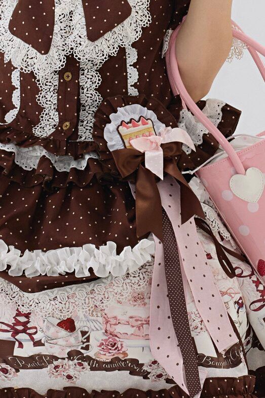 【受注予約~5/27】Creamy Strawberry Cake アクセサリー【BacioBouquet】