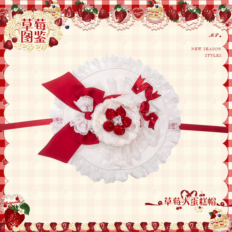 【受注予約~11/18】Strawberry Cake Illustration アクセサリー【花与珍珠匣】