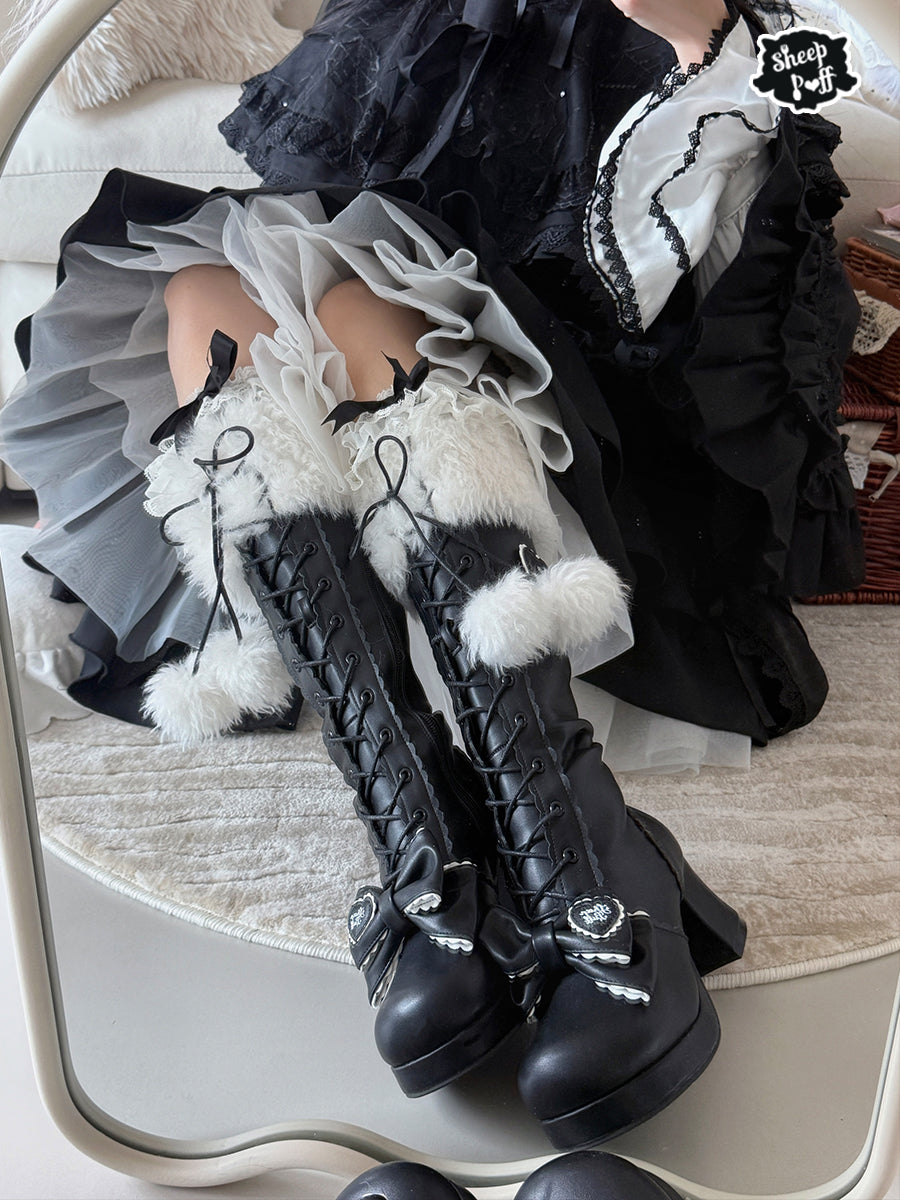 【受注予約~10/23】Puppet Doll ロングブーツ【Sheep Puff】