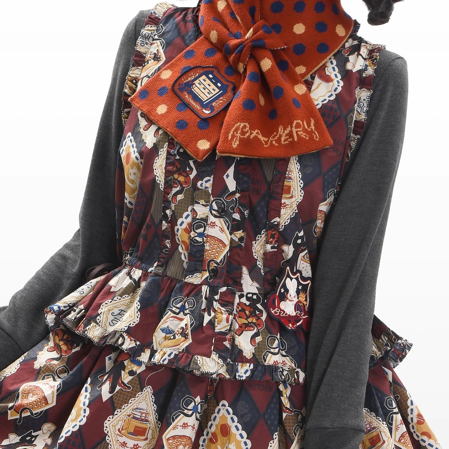 Cat Afternoon Tea ノースリーブトップス【FrogicStudio】