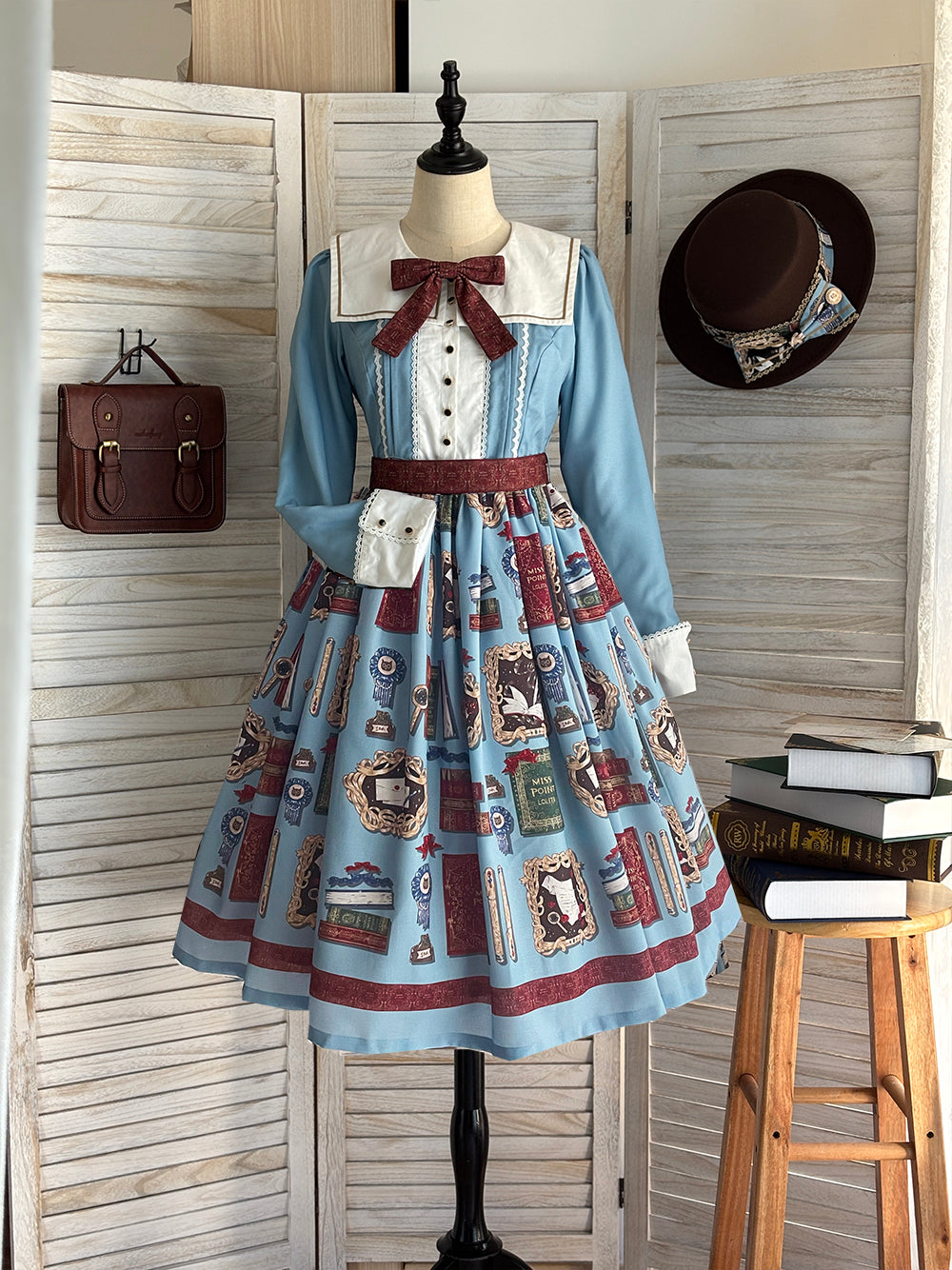 【受注予約~10/22】Wheat Book ワンピース【Miss Cube】