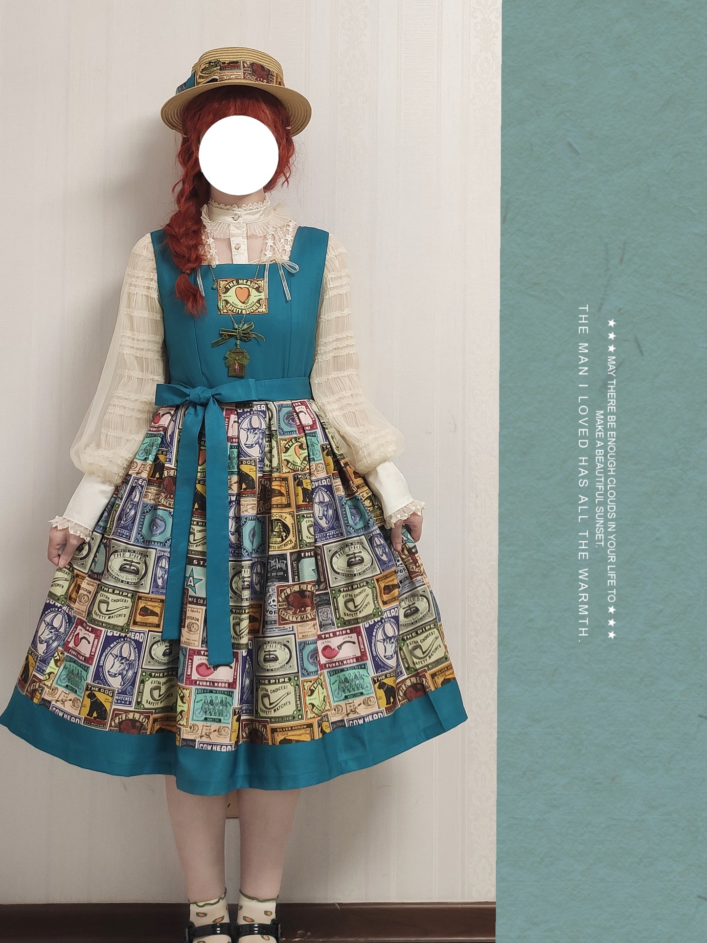 Antique Labels ジャンパースカート【Miss Cube】