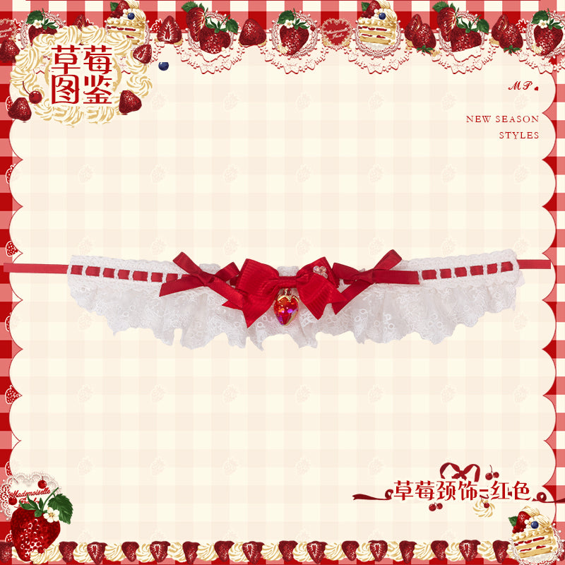 【受注予約~11/18】Strawberry Cake Illustration アクセサリー【花与珍珠匣】