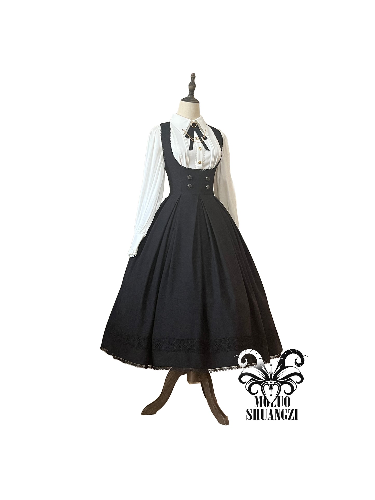 【受注予約~9/10】夕暮れの図書室 ジャンパースカート【摩罗双子】