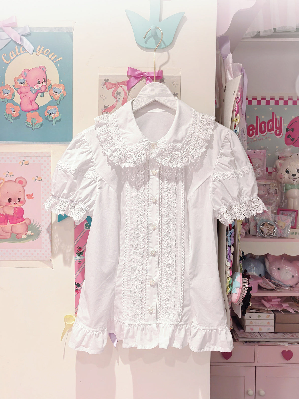 【受注予約~10/13】Pearl Doll ブラウス【Sheep Puff】