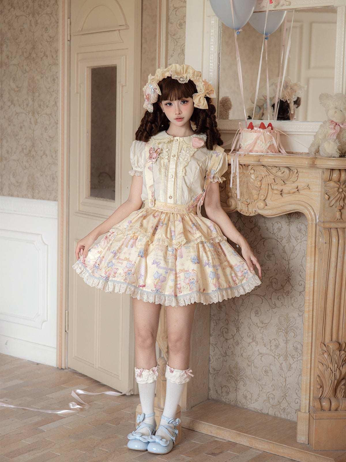 【受注予約~10/8】Gift Party ワンピース・ジャンパースカート・スカート・ブラウス【DreamWhale】