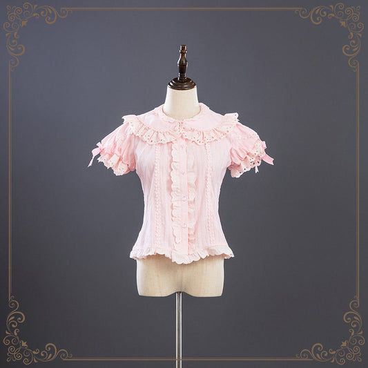 【受注予約~3/1】Strawberry Party ブラウス【Hinana Queena】