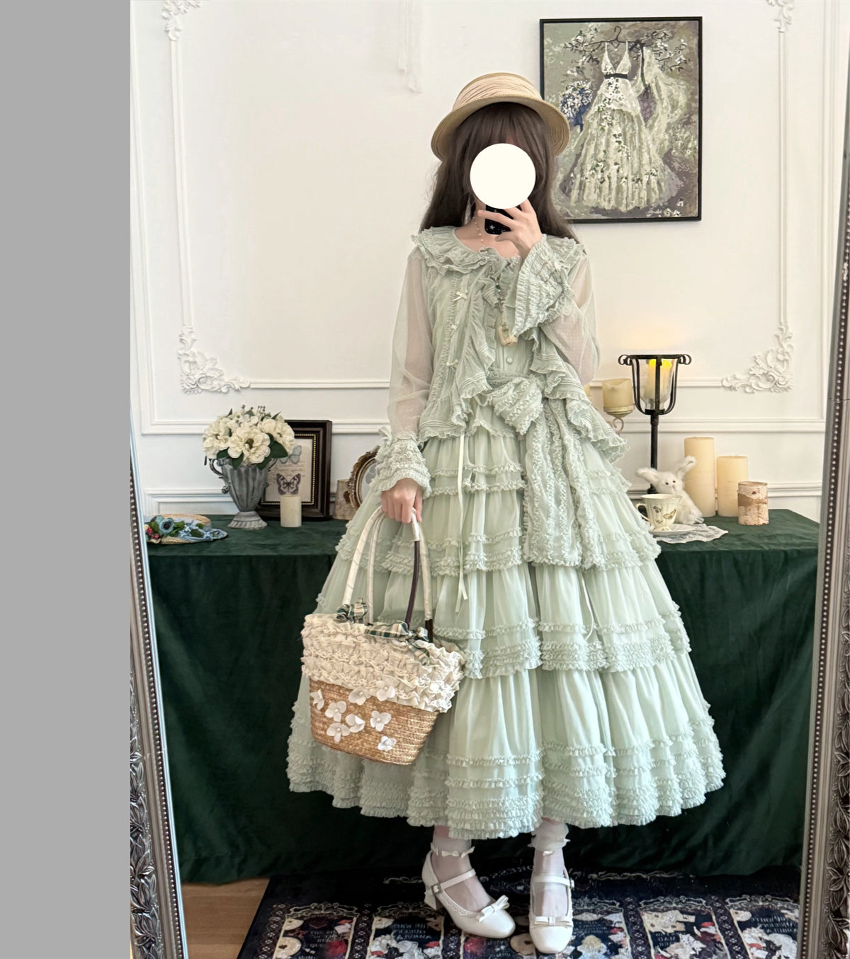 【受注予約~12/24】Lillian's Summer ジャンパースカート(タイプ1・ショート丈)【Spring Flower Language】