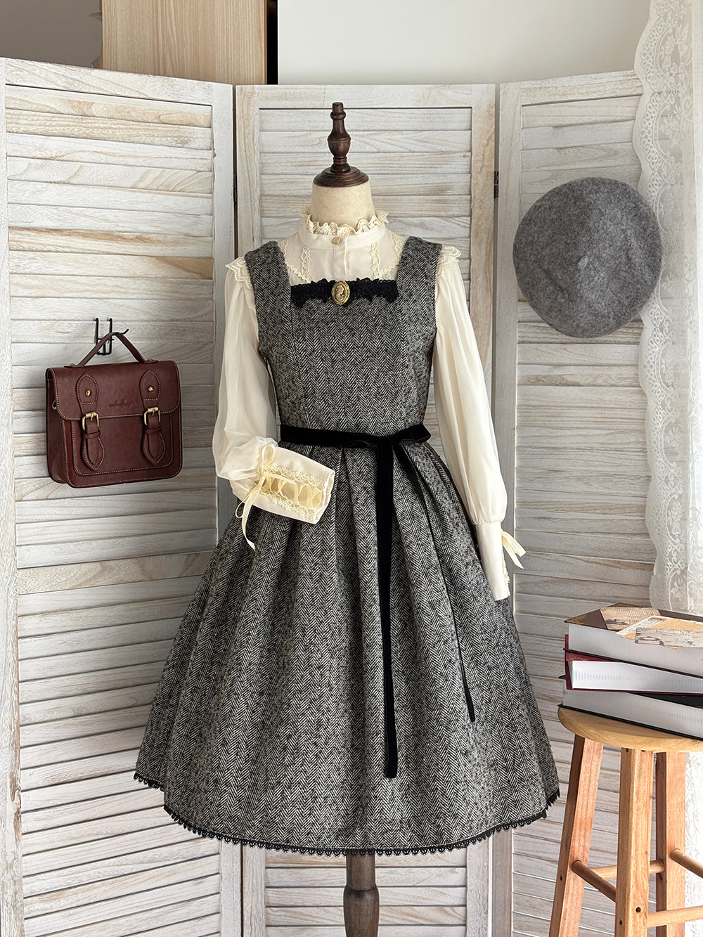 【受注予約~11/30】Earl Gray Tea 2.0 ジャンパースカート【Miss Cube】