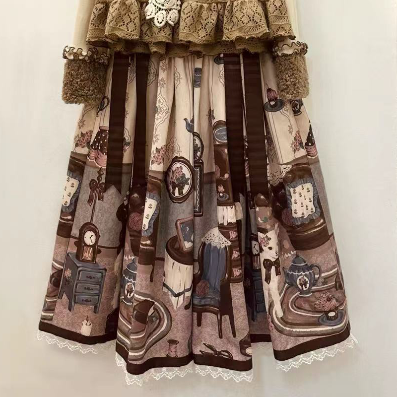 【受注予約~12/4】Retro Sheep ワンピース・トップス・スカート・ケープ【Forest Fairy Tale】