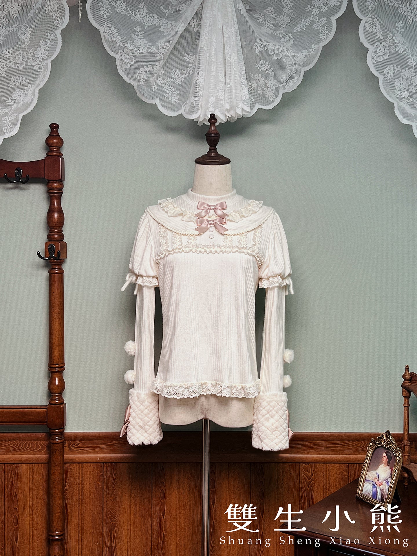 【受注予約~10/23】Frosted Sugar Rabbit トップス【双生小熊】