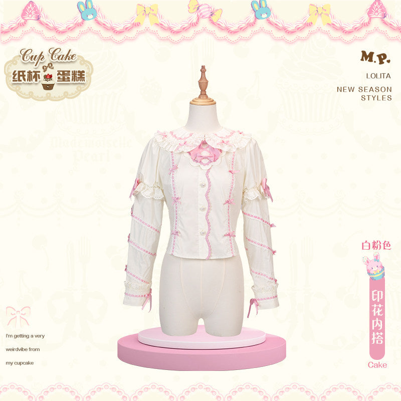 【受注予約~1/26】CupCakes ブラウス【花与珍珠匣】