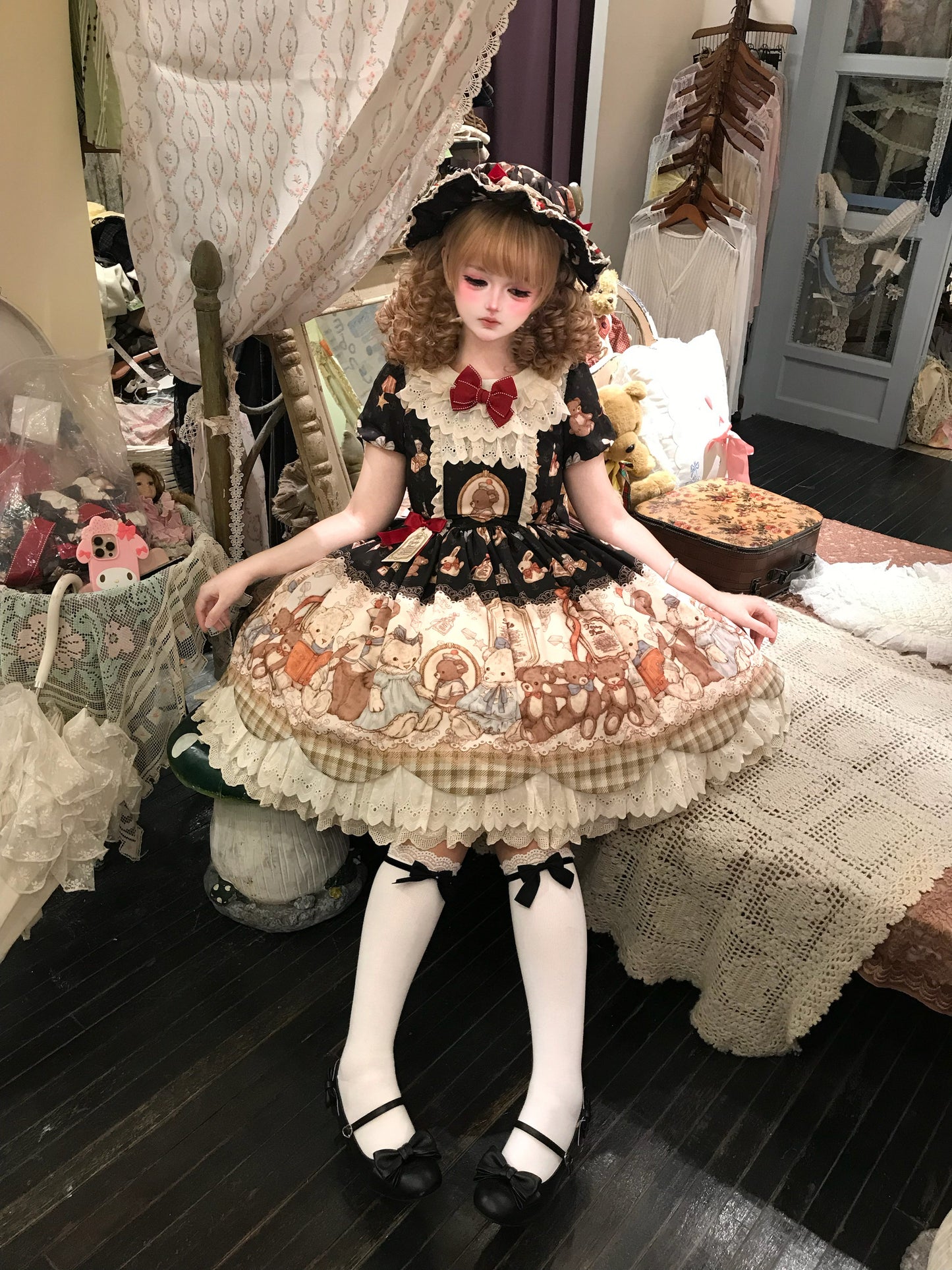 【受注予約~8/4】Teddy Bear Museum ワンピース【First Dream】