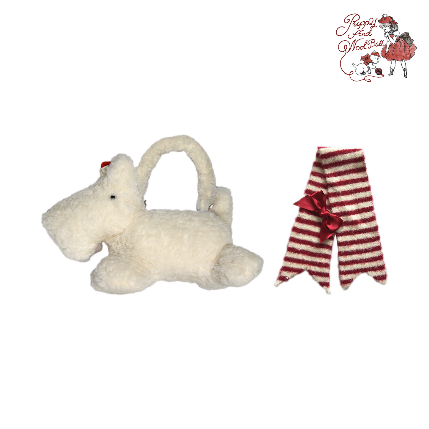 【受注予約~10/30】Puppy and WoolBall アクセサリー【iris de nuit】