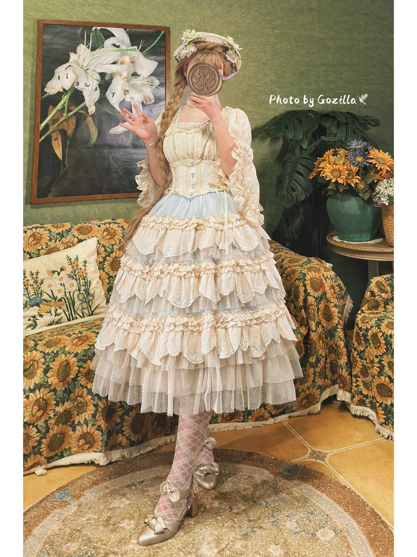 【受注予約~2/5】Miss Rabbit スカート【WhiteBird】