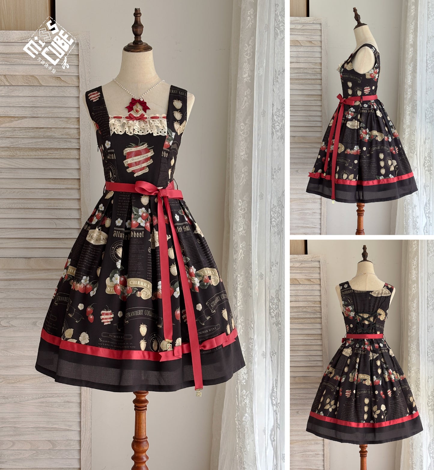 【受注予約~9/17】Grass art collection ジャンパースカート【Miss Cube】