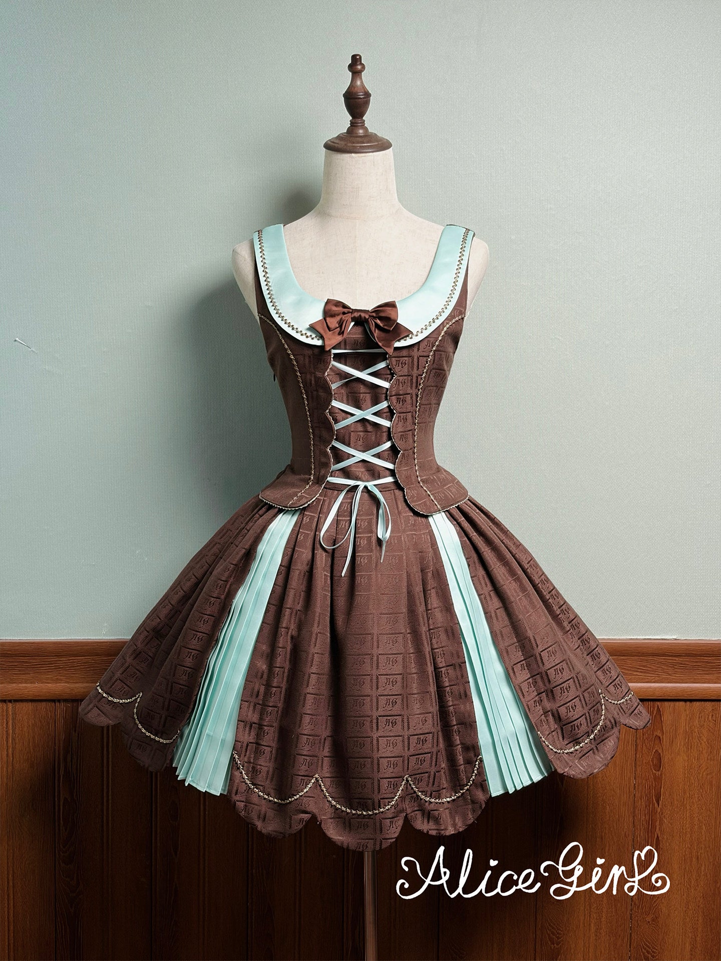 【受注予約~3/3】Chocolate Bear ジャンパースカート・スカート【Alice Girl】