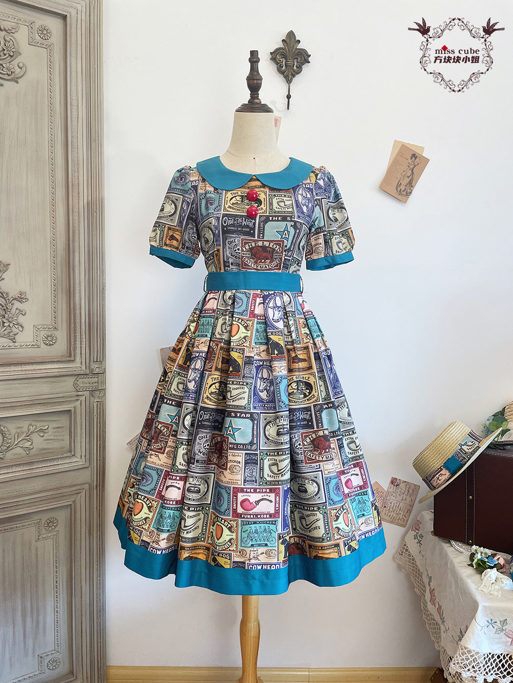 Antique Labels ワンピース【Miss Cube】