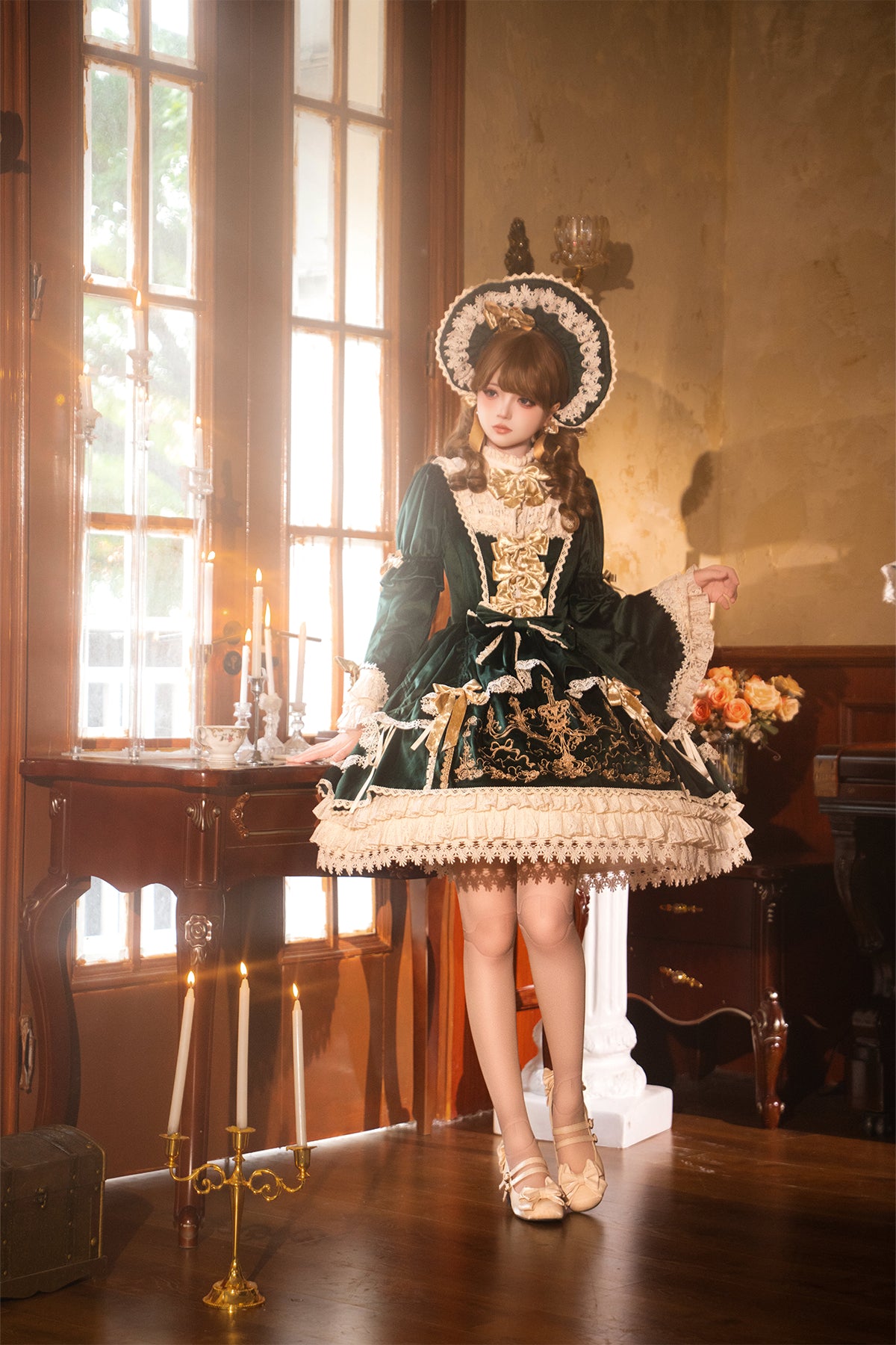 【受注予約~8/27】Candle Doll ワンピース・フルセット【Bramble Rose】