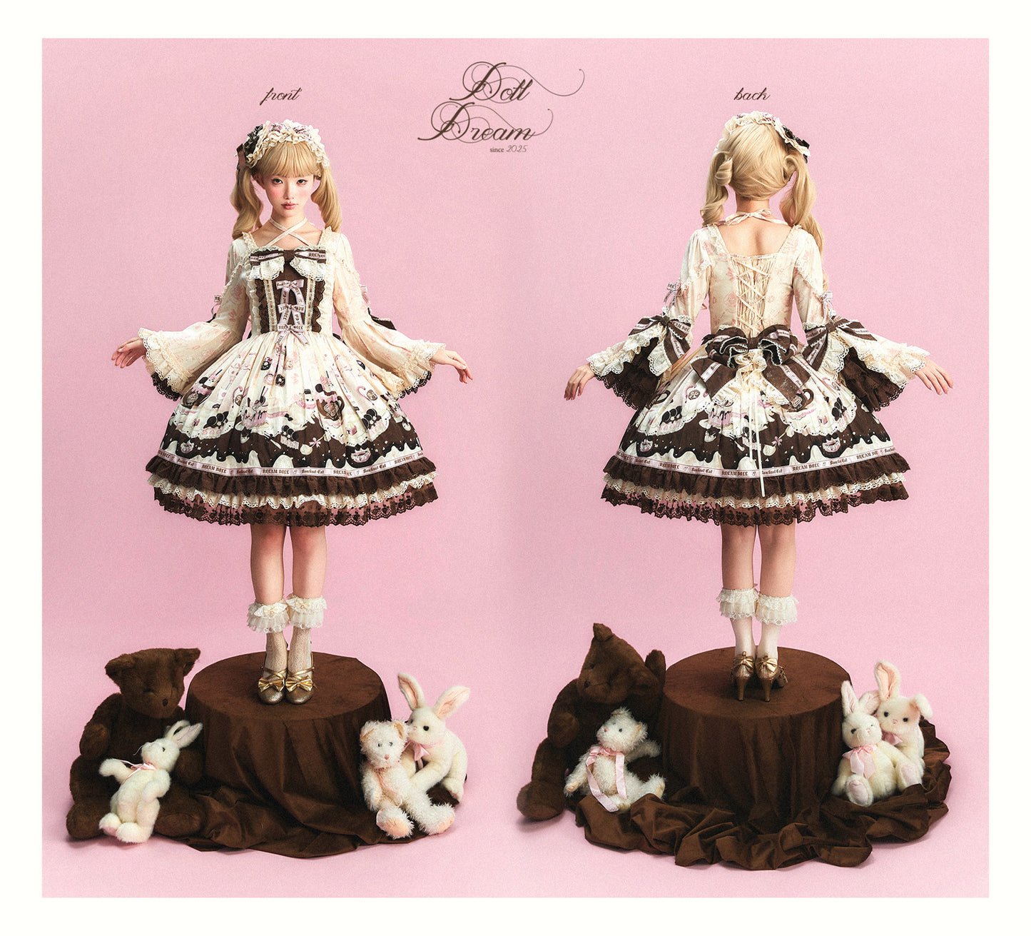 【受注予約~1/28】Ollie Ollie ワンピース・ジャンパースカート・ブラウス【Dream Doll】