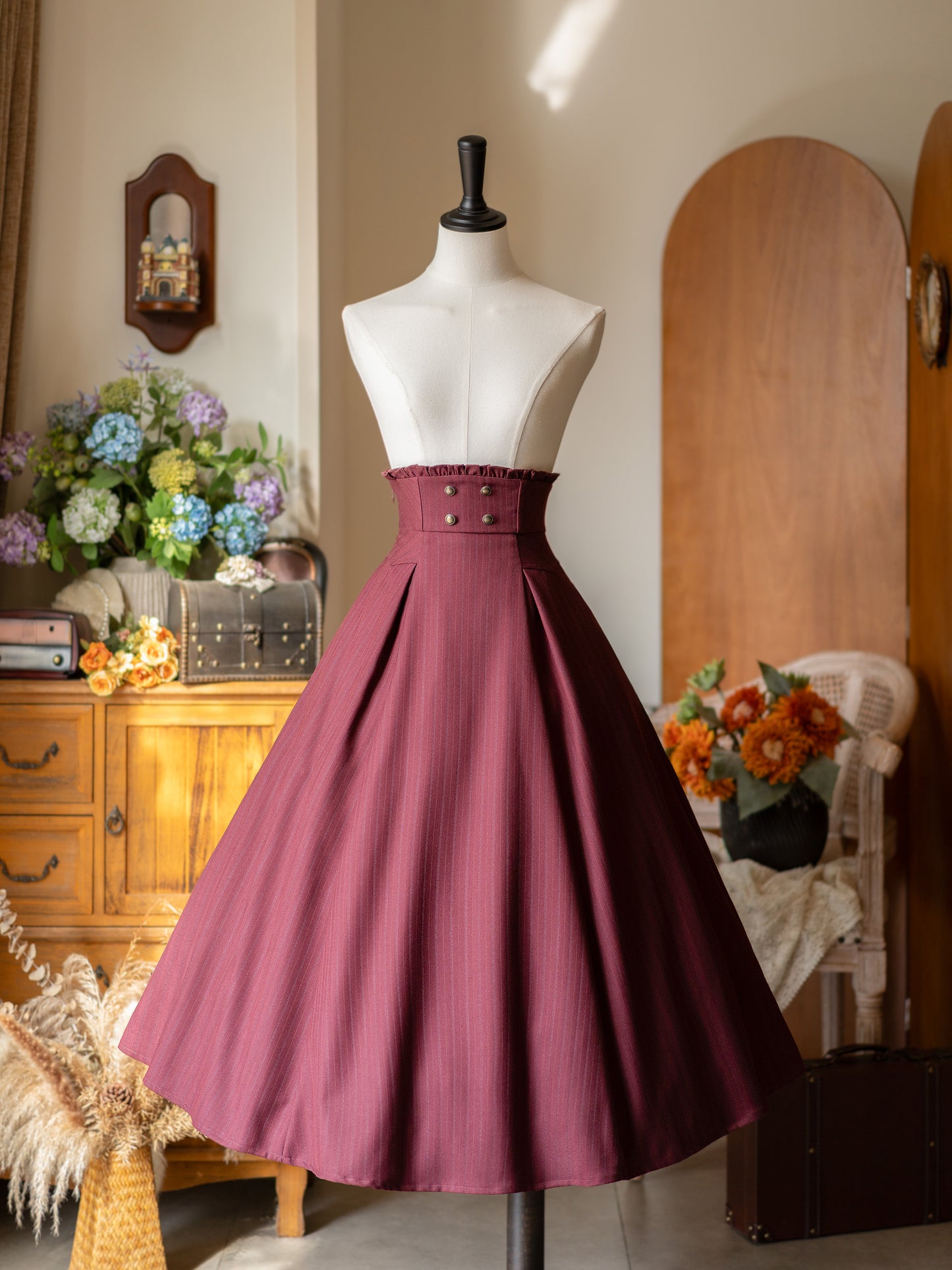 Forest Log ハイウエストスカート【Forest Wardrobe】