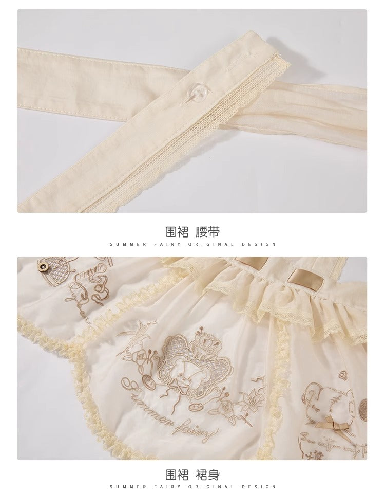 [Pre-orders until March 5th] Bear Museum Apron [Midsummer Story]