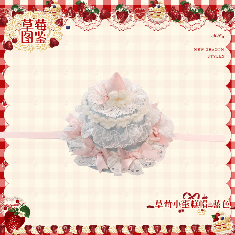 【受注予約~11/18】Strawberry Cake Illustration アクセサリー【花与珍珠匣】