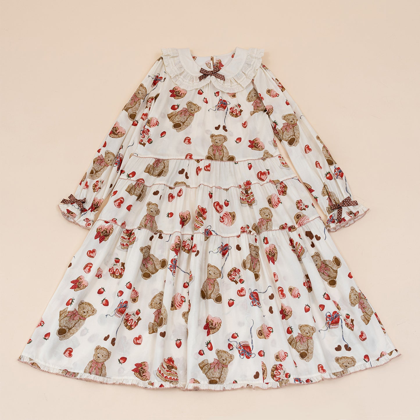 【受注予約~10/9】Chocolate Bear 2.0 ワンピース【Maple Sugar】