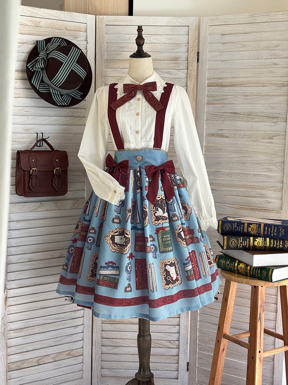 【受注予約~10/22】Wheat Book サロペット【Miss Cube】